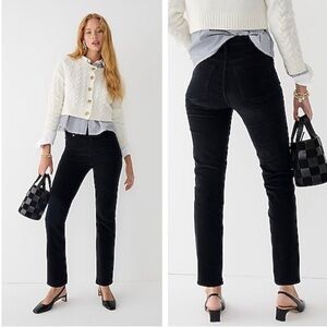 J. Crew Pants Vintage Straight Corduroy Classic Chic Preppy Minimal Black 31